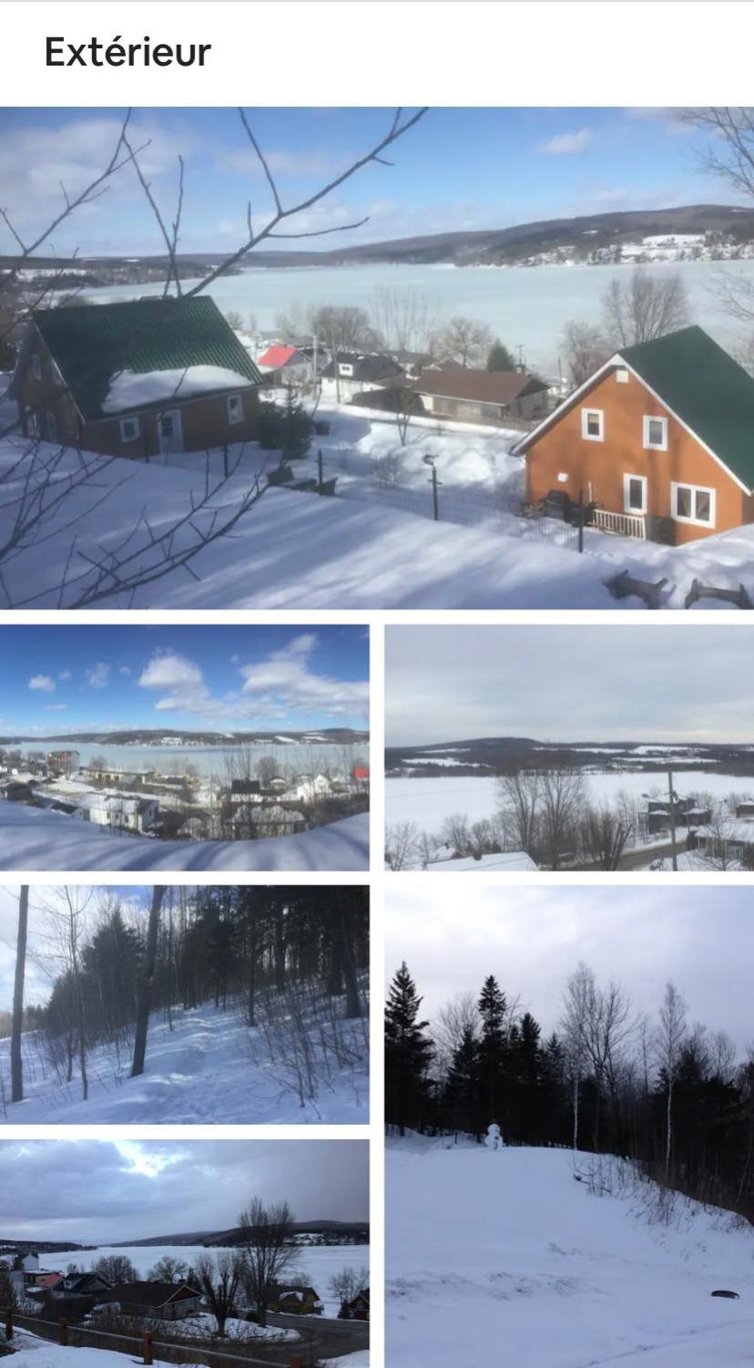 Chalets Garou Saint-Ferdinand Dış mekan fotoğraf